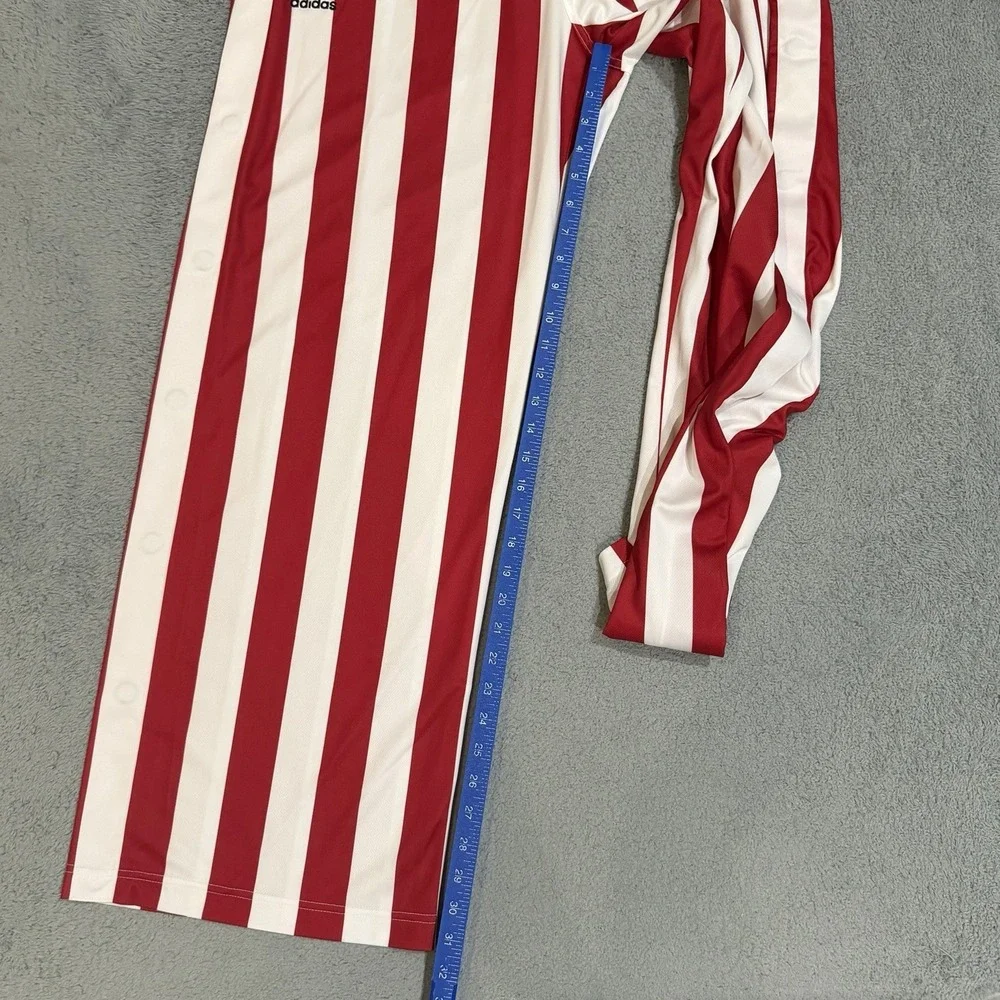 2013 Adidas Indiana University IU Mens L Candy Striped Tearaway Basketball Pants